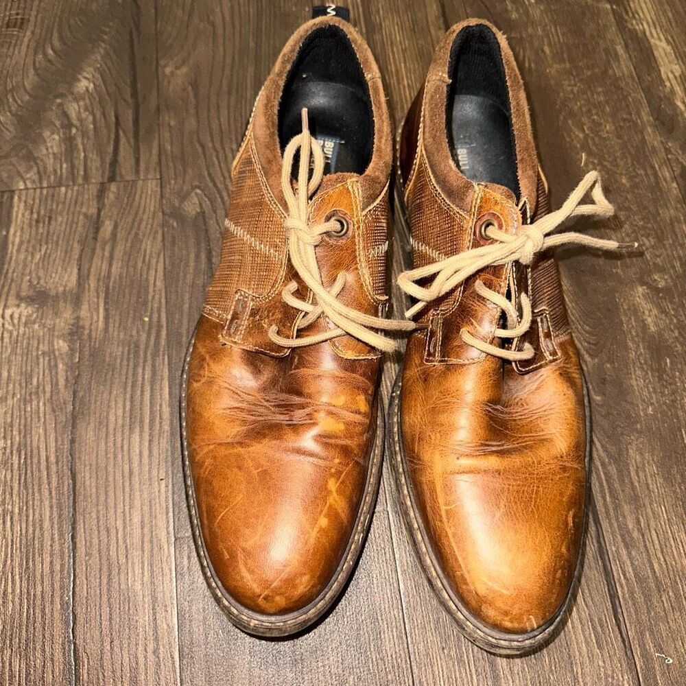 Bull Boxer leather hand stitched Everton Oxford 11/45 shoes